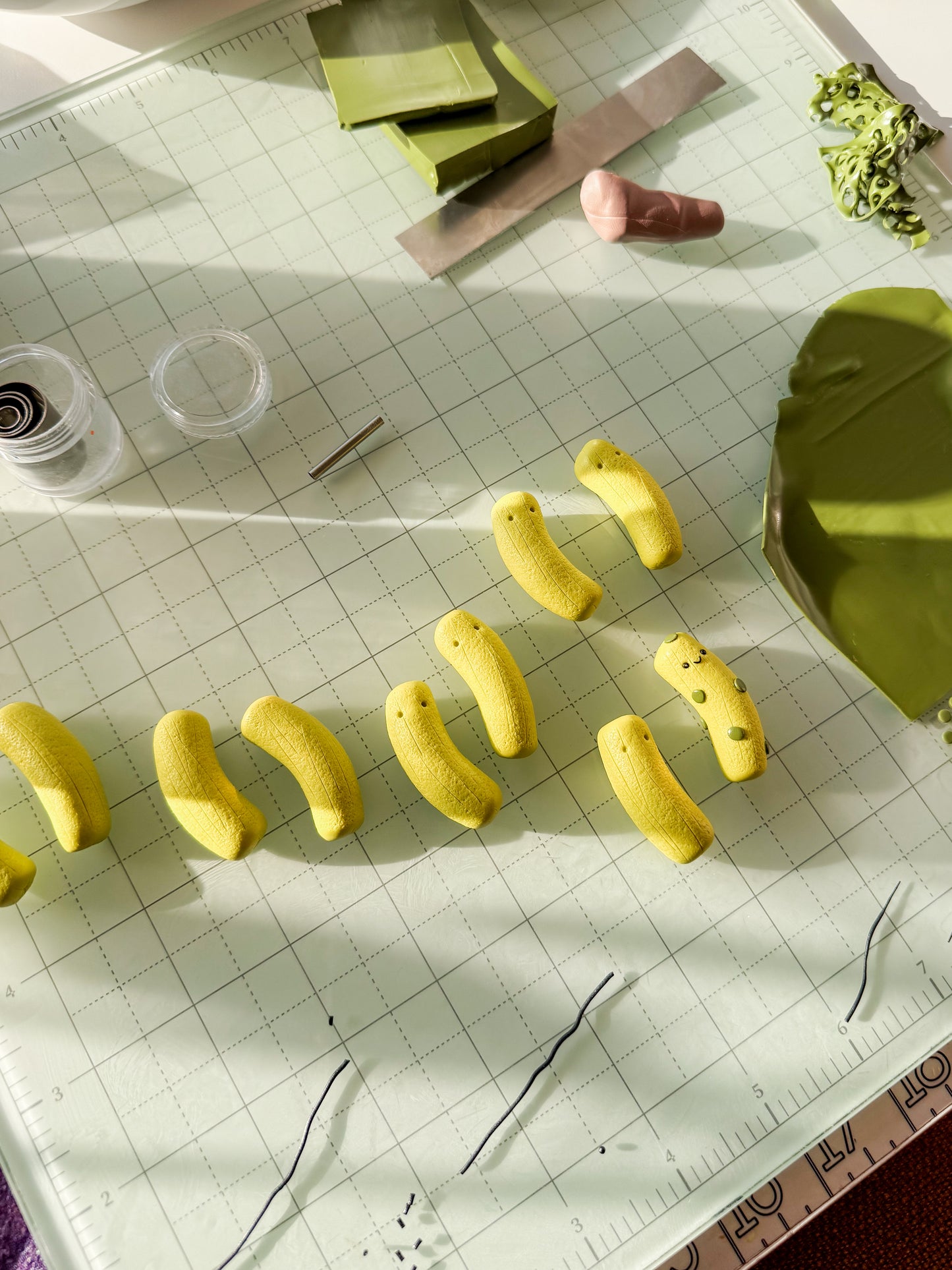 Patrick - Clay Pickle Earrings