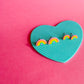 Pastel Rainbow Stud Earrings | Clay Earrings