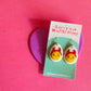 Donna the Deviled Egg | Clay Earrings