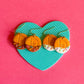 Dunkaroo Cookie Earrings | Polymer Clay Earrings
