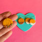 Dunkaroo Cookie Earrings | Polymer Clay Earrings