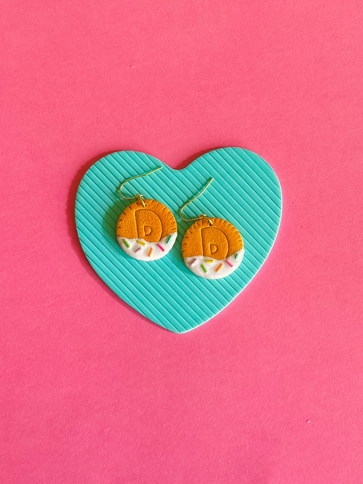 Dunkaroo Cookie Earrings | Polymer Clay Earrings