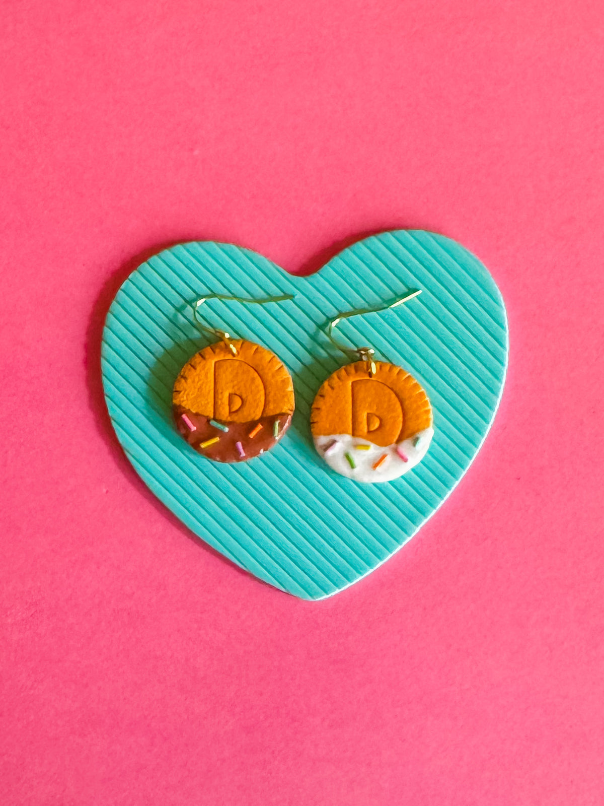 Dunkaroo Cookie Earrings | Polymer Clay Earrings