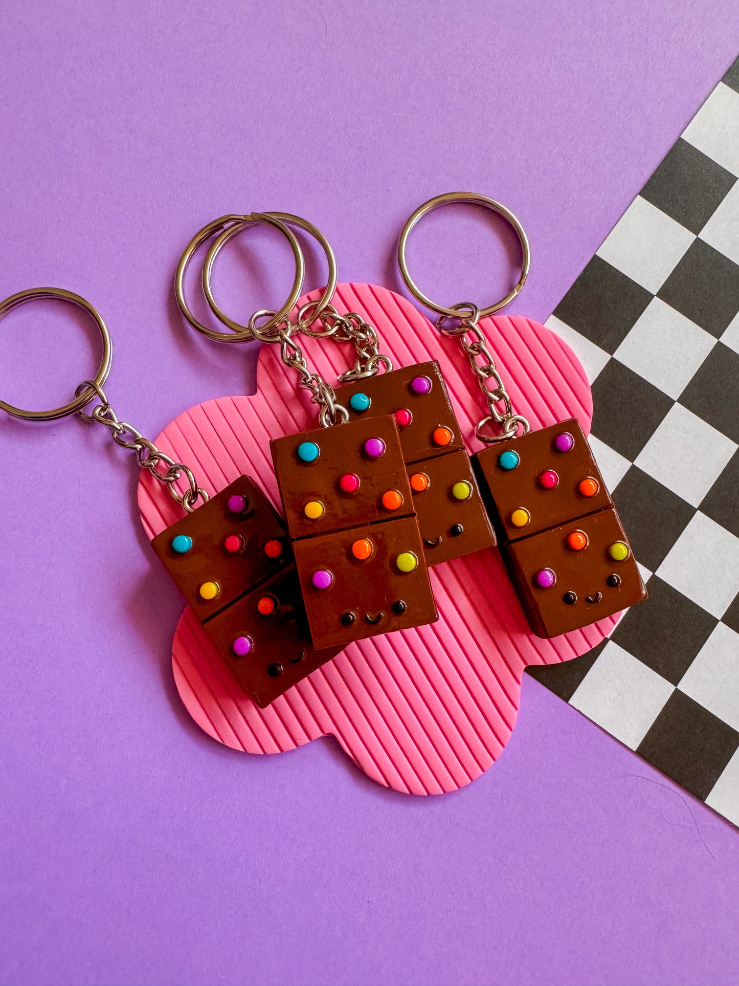 Cosmic Brownie | Clay Keychain