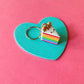 Rainbow Cake Keychain | Polymer Clay Keychain