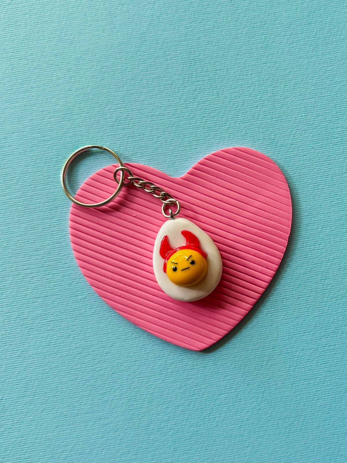 The Deviled Donna | Polymer Clay Keychain