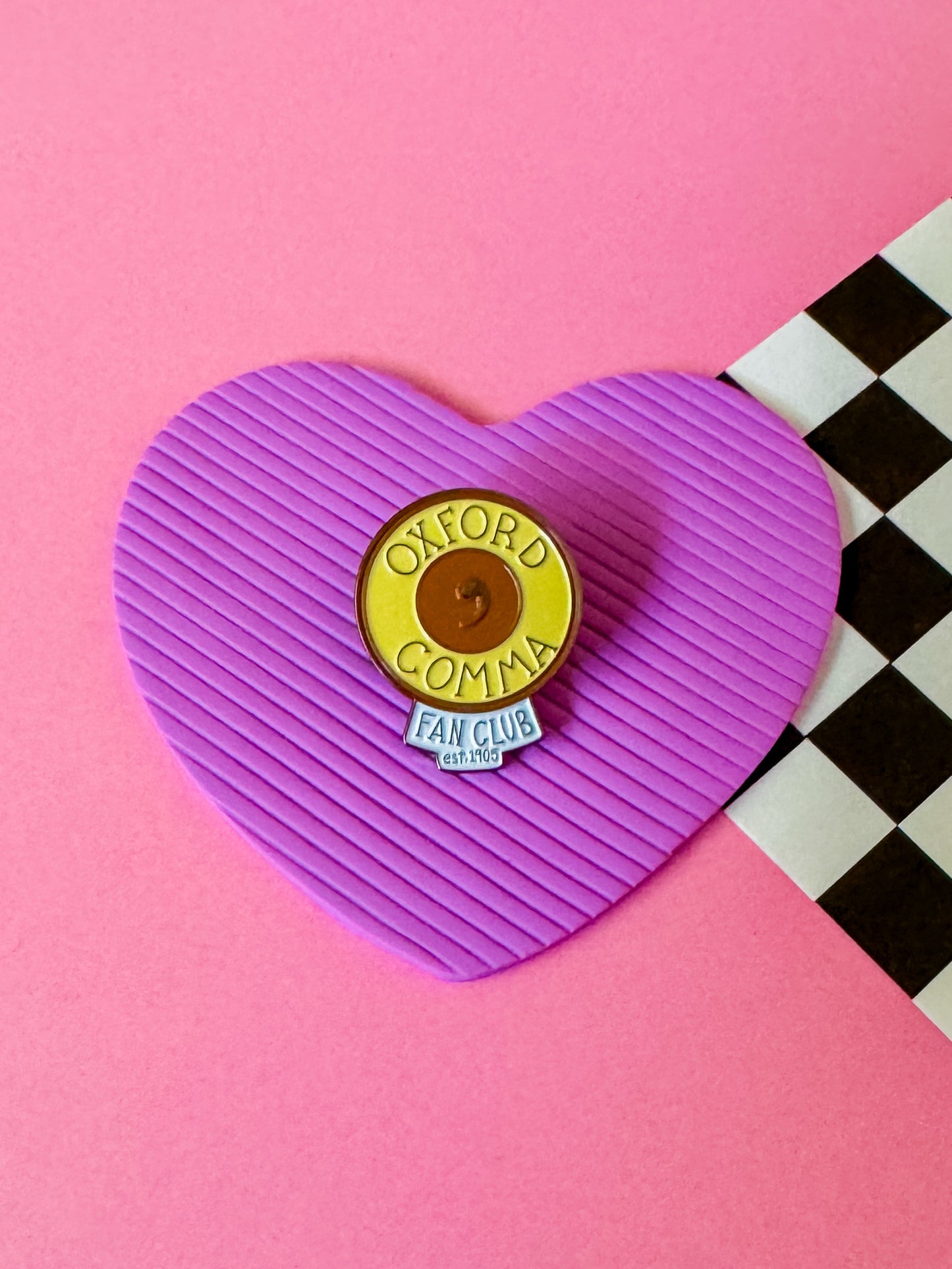 Oxford Comma | Enamel Pin
