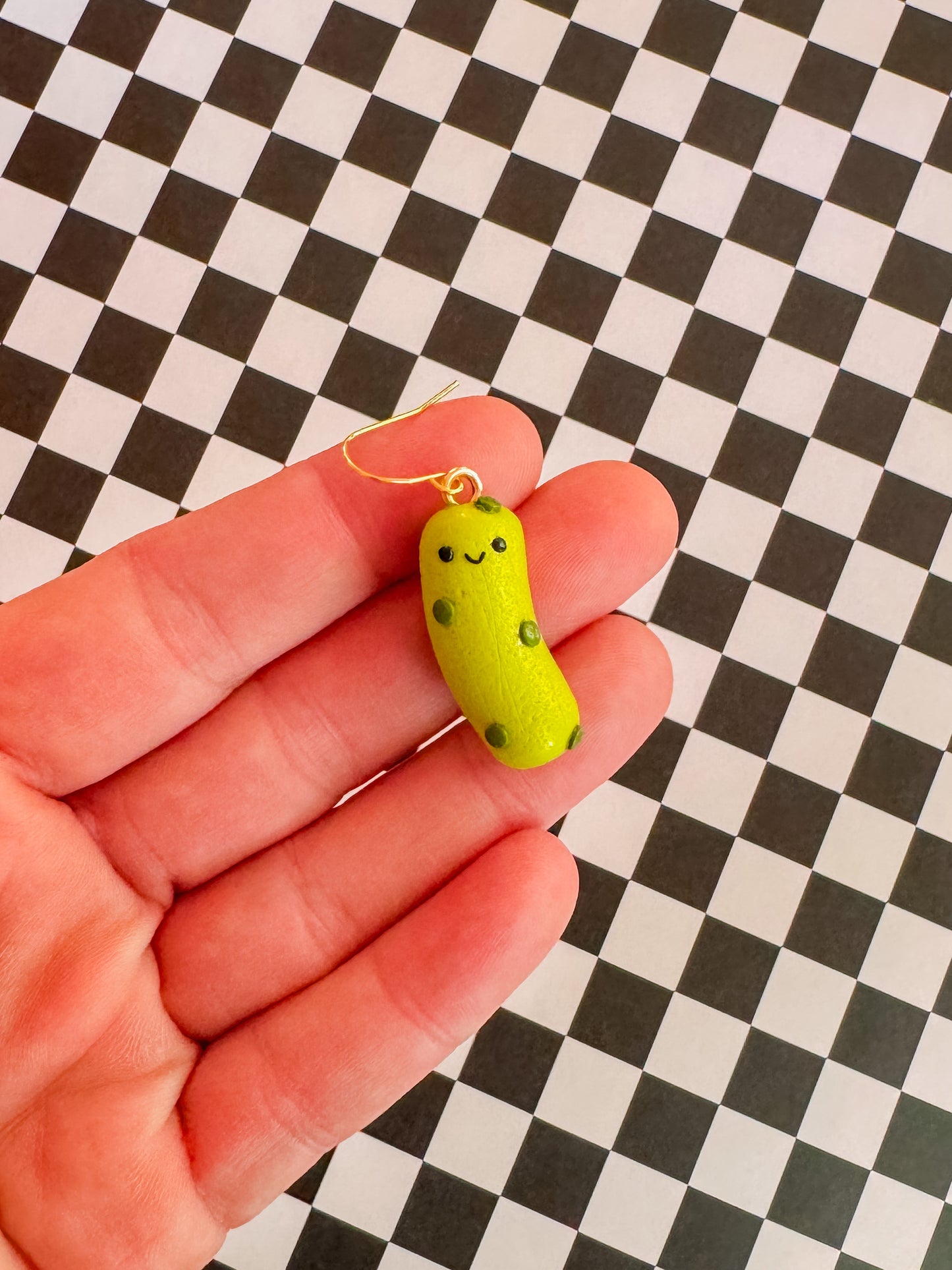 Patrick - Clay Pickle Earrings