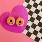 Donut Earrings | Clay Earrings