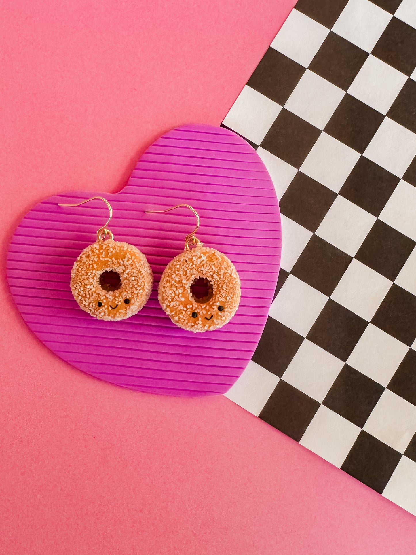 Donut Earrings | Clay Earrings