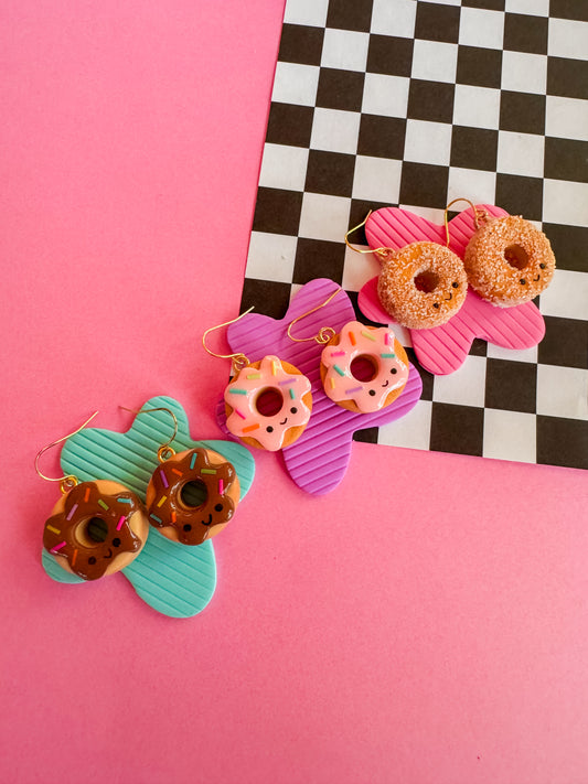 Donut Earrings | Clay Earrings