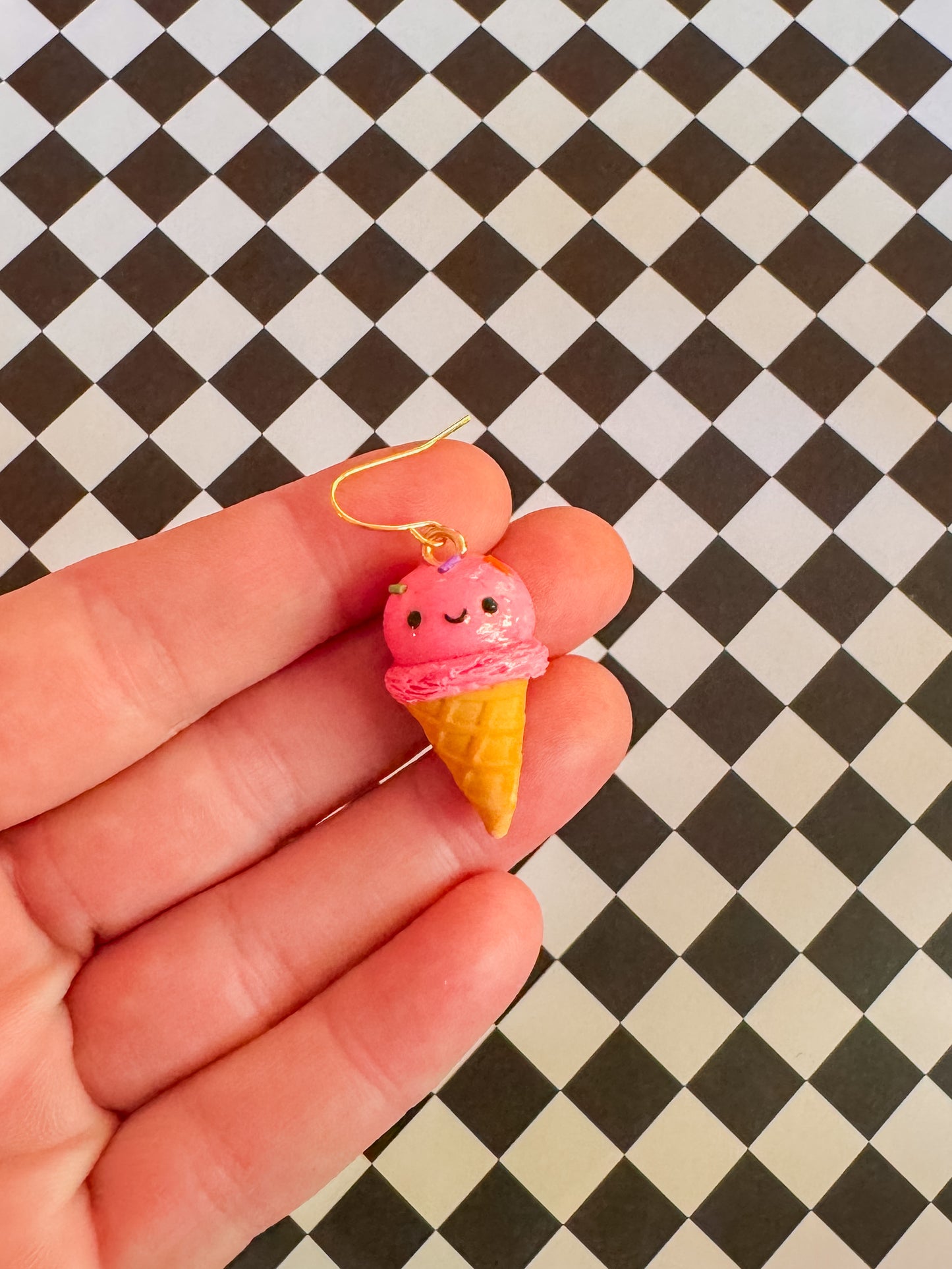 Izzie Ice Cream | Polymer Clay Earrings