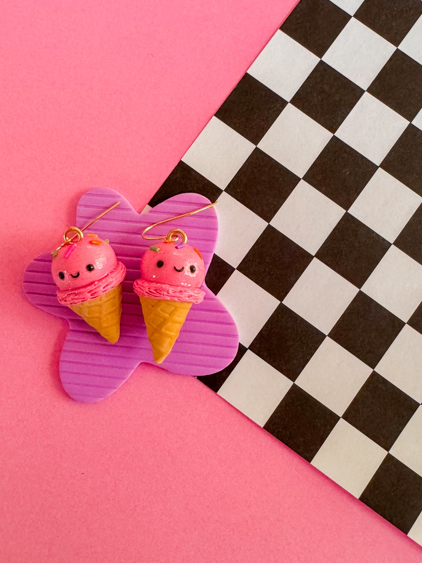 Izzie Ice Cream | Polymer Clay Earrings