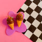 Izzie Ice Cream | Polymer Clay Earrings