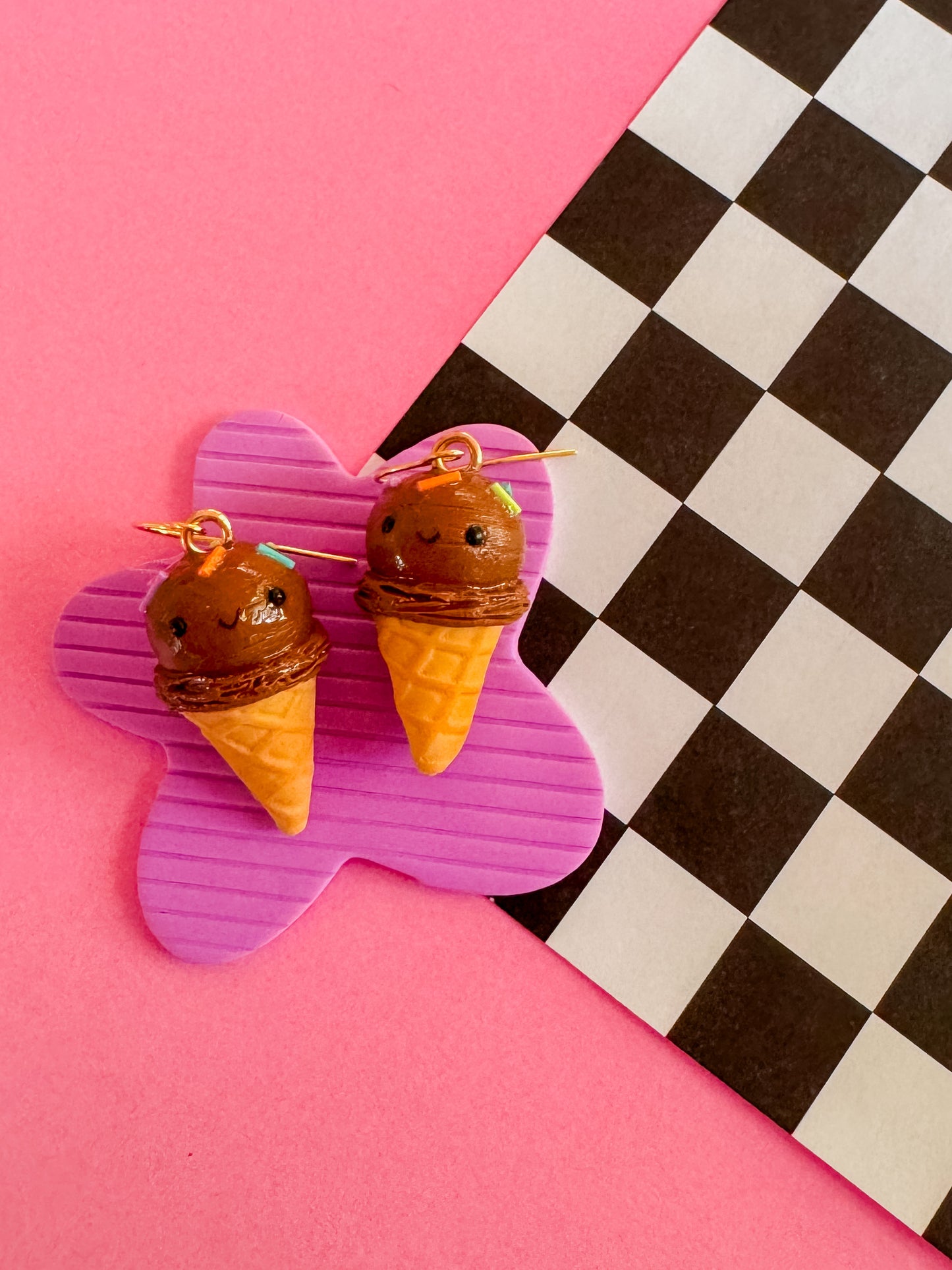 Izzie Ice Cream | Polymer Clay Earrings