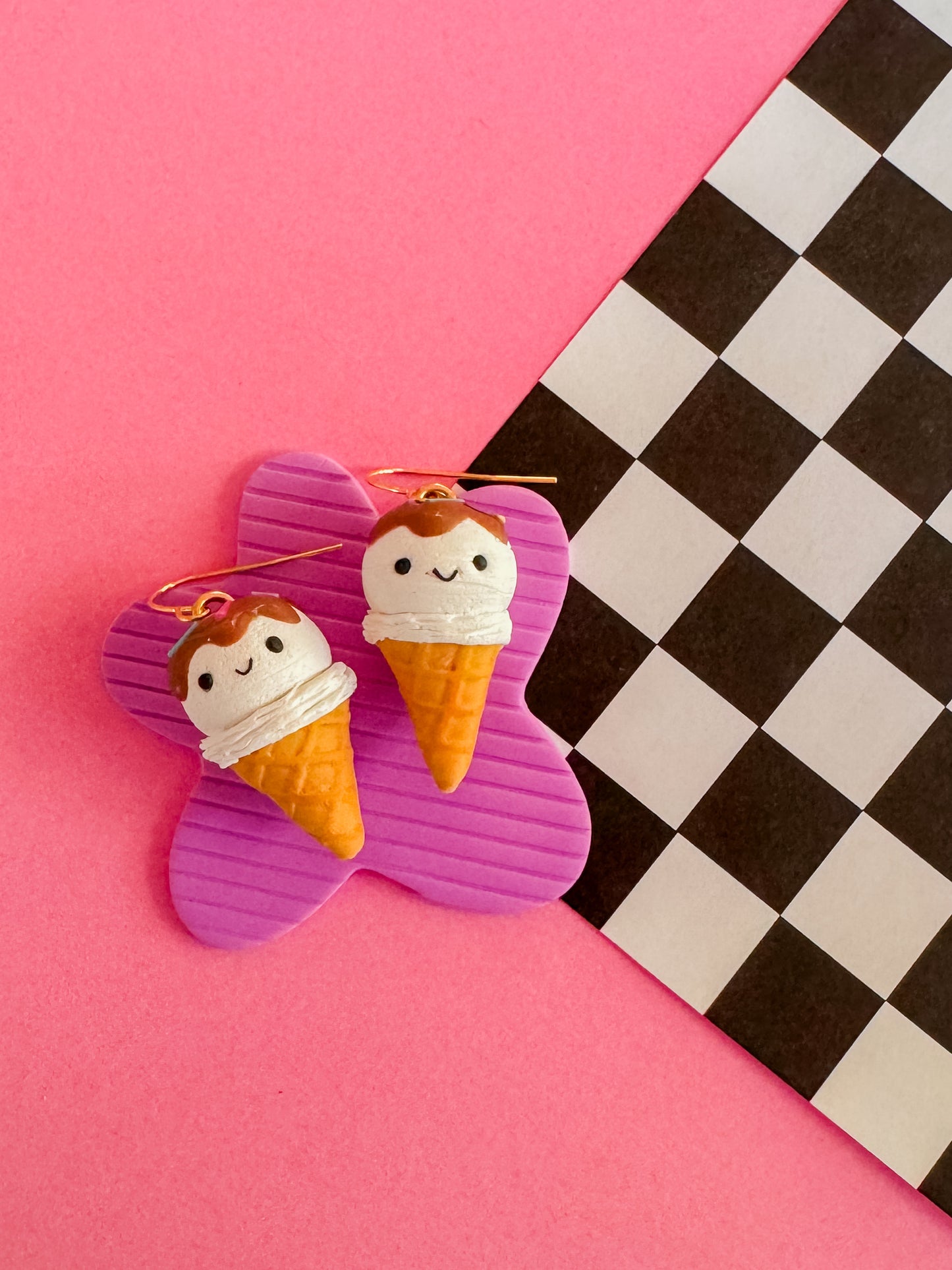 Izzie Ice Cream | Polymer Clay Earrings