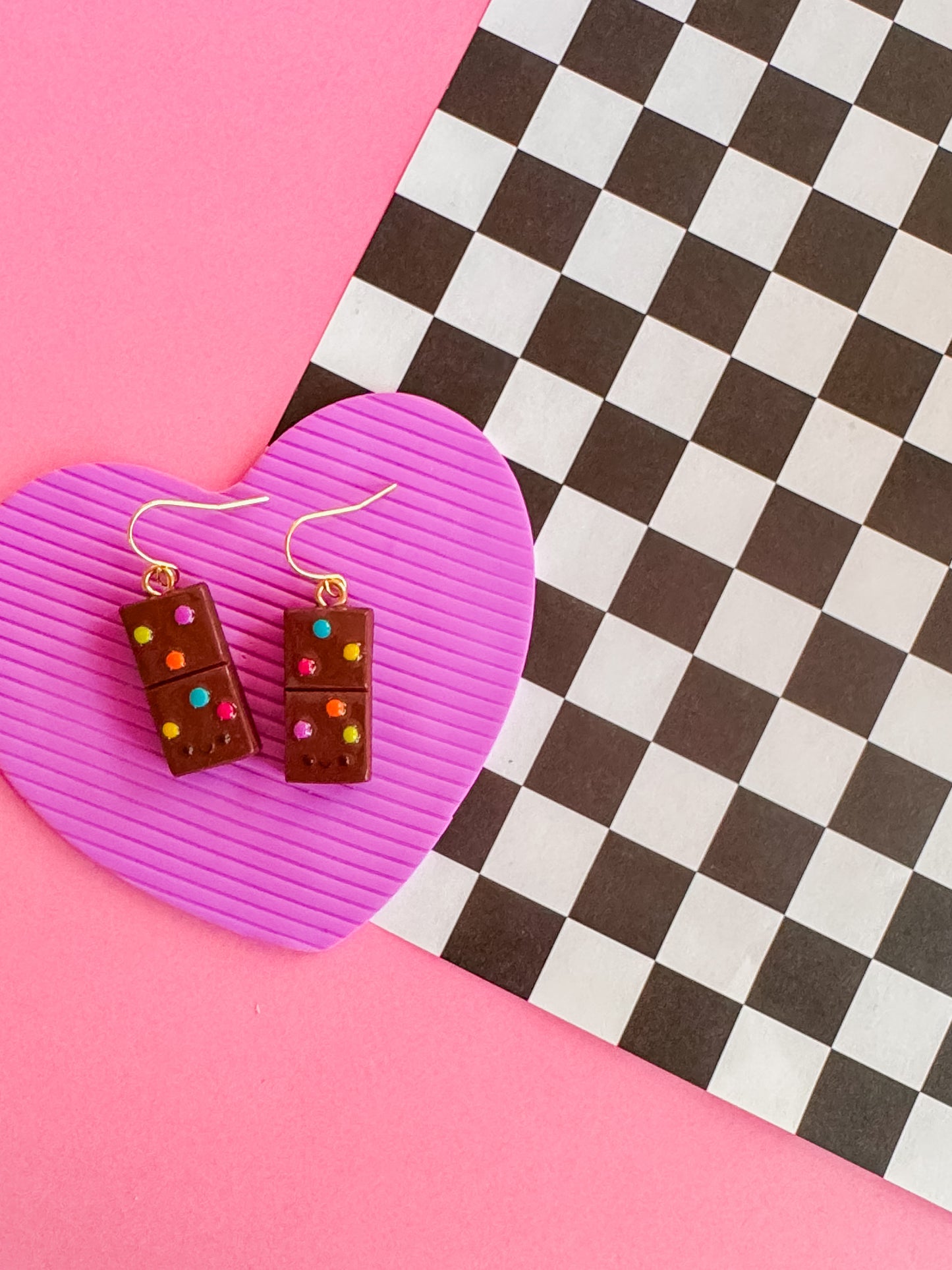 Cassie’s Cosmic Brownies - Clay Earrings