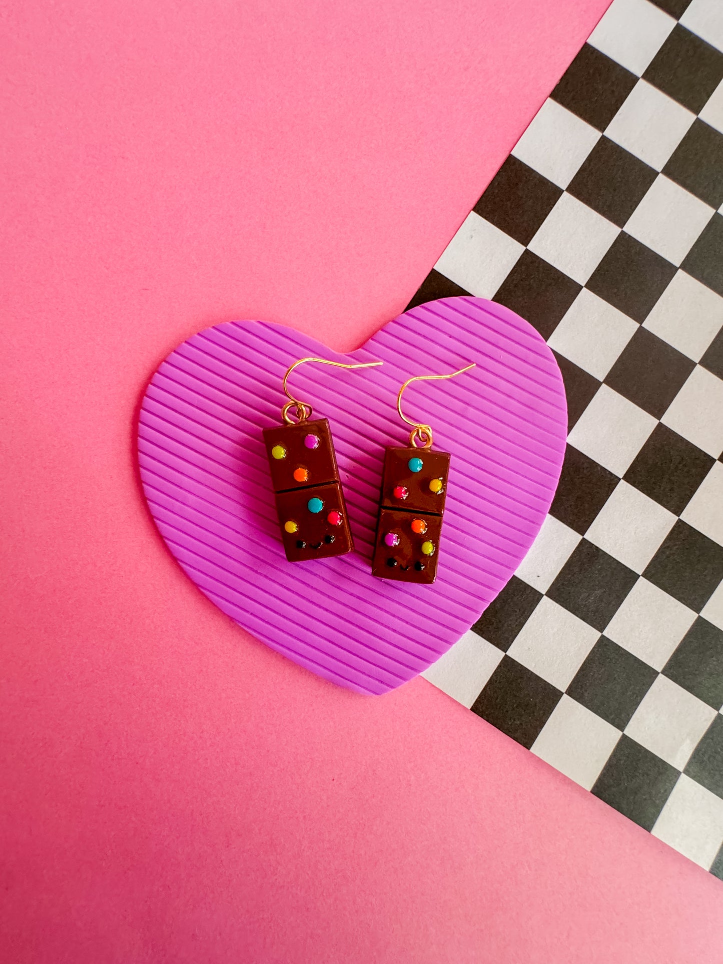 Cassie’s Cosmic Brownies - Clay Earrings