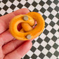 Soft Pretzel Magnet | Polymer Clay Magnet