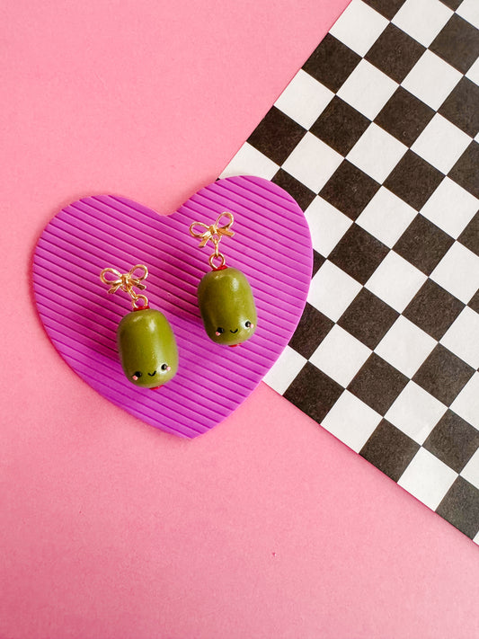 Martini Night | Polymer Clay Earrings