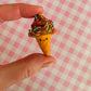 Izzie | Ice Cream Cone Ornament