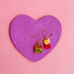 Burger Me | Beaded Earrings