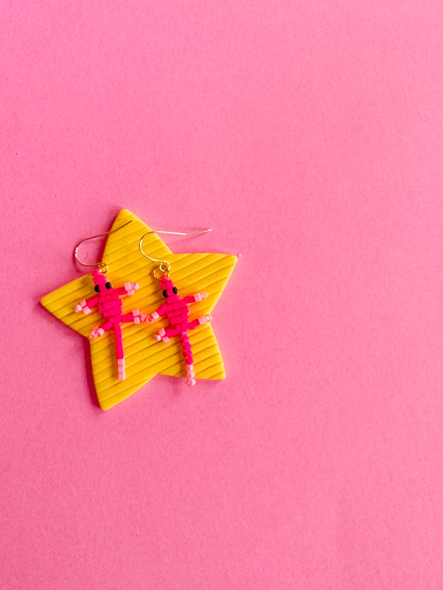 Lizzy Lizard Earrings | Hand Beaded Earrings