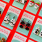 Batty Ghosts | Clay Halloween Earrings