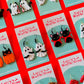 Cat Batman | Clay Halloween Earrings