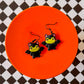 Frog Bat | Clay Halloween Earrings