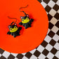 Frog Bat | Clay Halloween Earrings