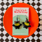 Frog Bat | Clay Halloween Earrings