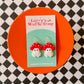 Ghost Mushroom | Clay Halloween Earrings