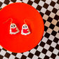 Bookish Ghosts | Clay Halloween Earrings