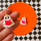 Bookish Ghosts | Clay Halloween Earrings