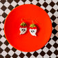 Boo Berry Earrings | Clay Halloween Earrings