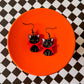 Cat Vampire | Clay Halloween Earrings