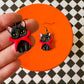 Cat Vampire | Clay Halloween Earrings