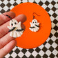 Batty Ghosts | Clay Halloween Earrings