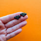 Bat Studs | Clay Halloween Earrings