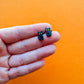 Black Cat Studs | Clay Halloween Earrings