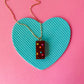 Cosmic Brownie Charm Necklace | Clay Charm Necklace