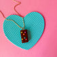 Cosmic Brownie Charm Necklace | Clay Charm Necklace