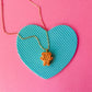 Teddy Graham Charm Necklace | Clay Charm Necklace