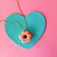 Donut Charm Necklace | Clay Charm Necklace