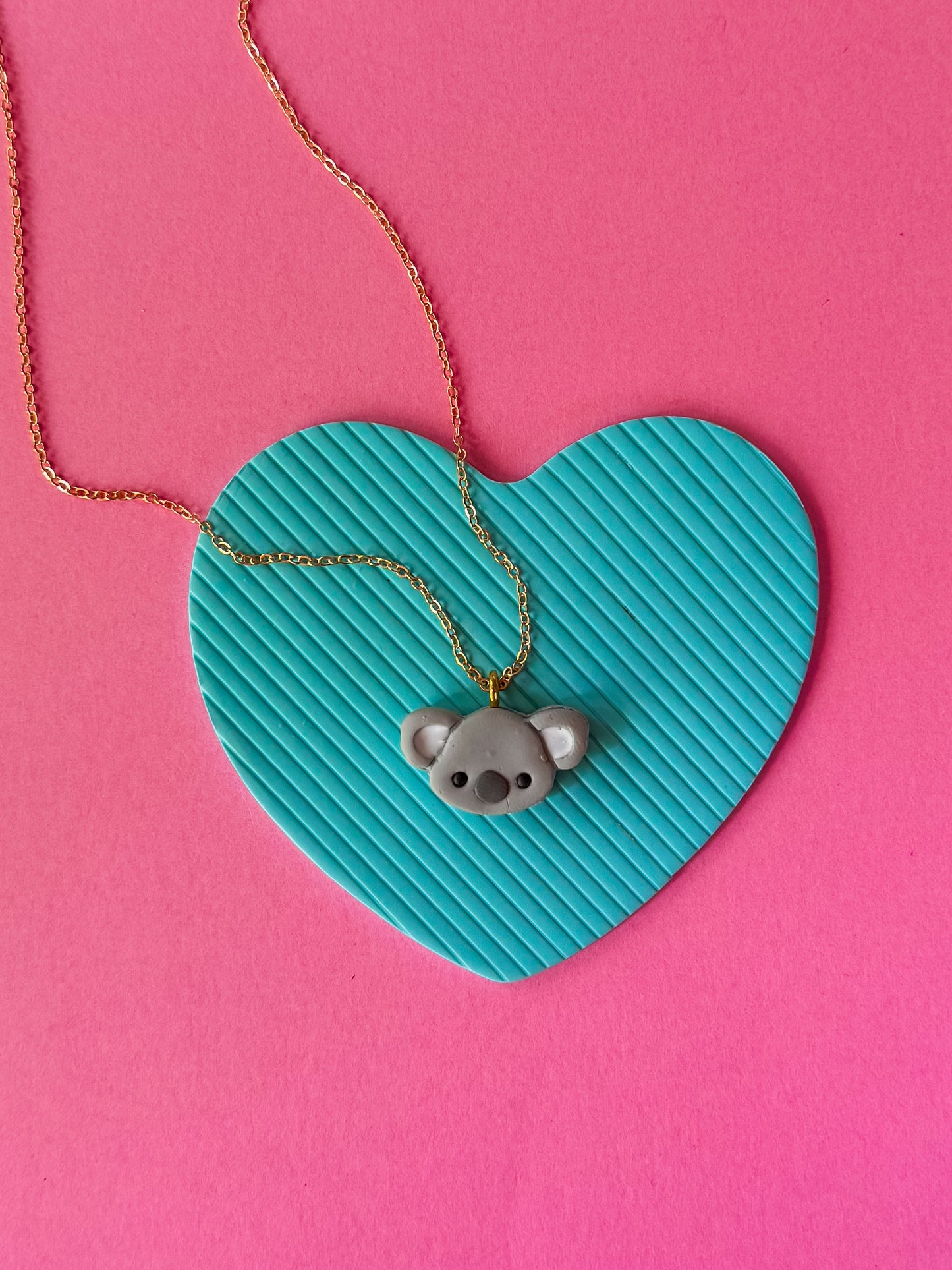 Koala Charm Necklace | Clay Charm Necklace