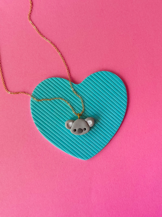 Koala Charm Necklace | Clay Charm Necklace