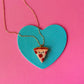 Pizza Charm Necklace | Clay Charm Necklace