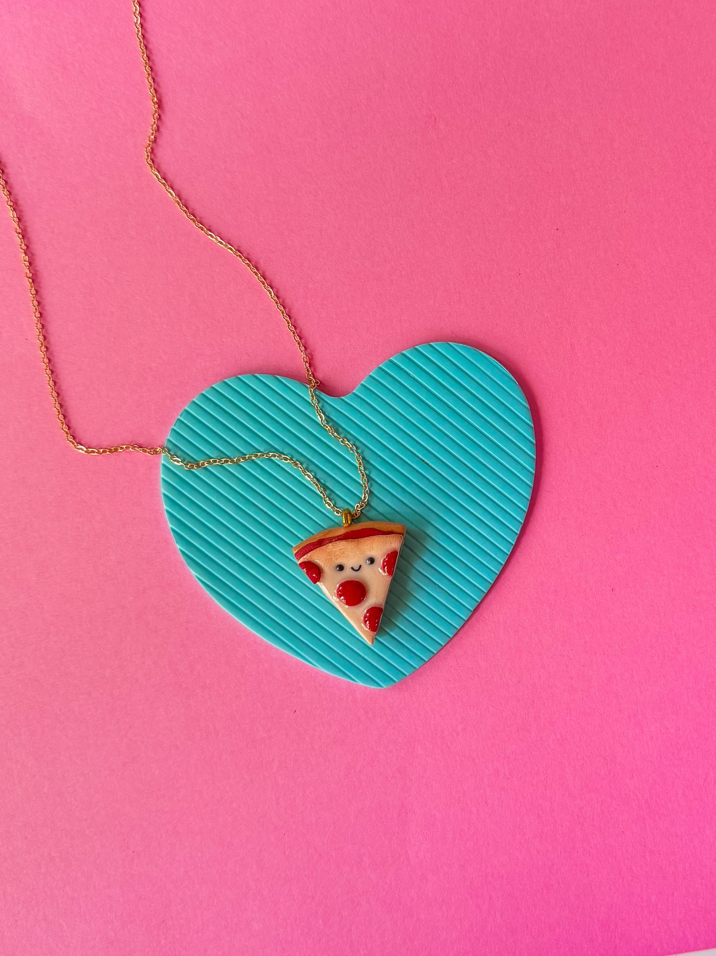 Pizza Charm Necklace | Clay Charm Necklace