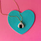 Onigiri Charm Necklace | Clay Charm Necklace